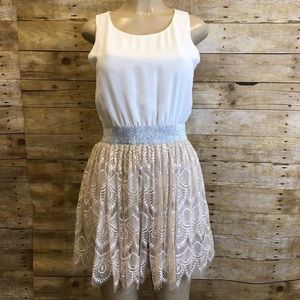 Pins and Needles Strapless Dress